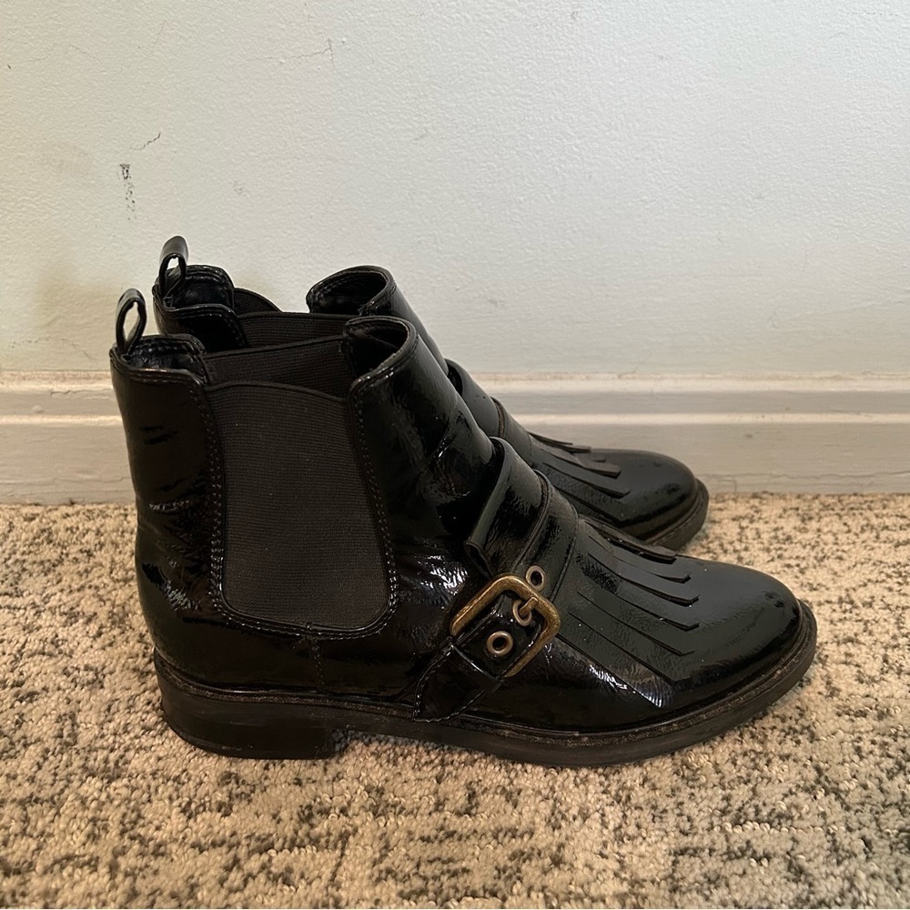 Marc Fisher Black Brigita Ankle Booties Size 6.5